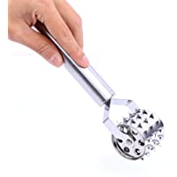 BSETONZON Rodillo de pinchos de acero inoxidable Tenderiser Home Beef Steak Tenderiser Tool Gadget de cocina para…